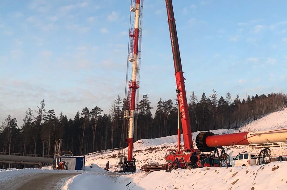 Иркутская нефтяная компания установила факельное оборудование на Усть-Кутском ГПЗ